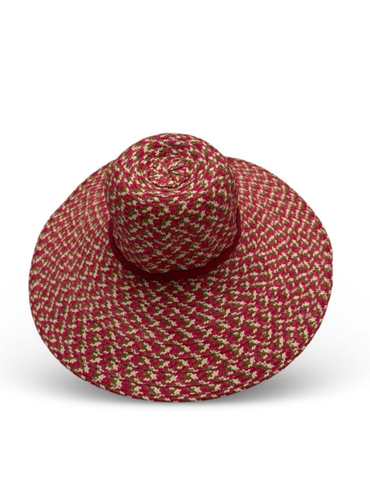Handmade palm leaf hat inspired by Colombian artisans