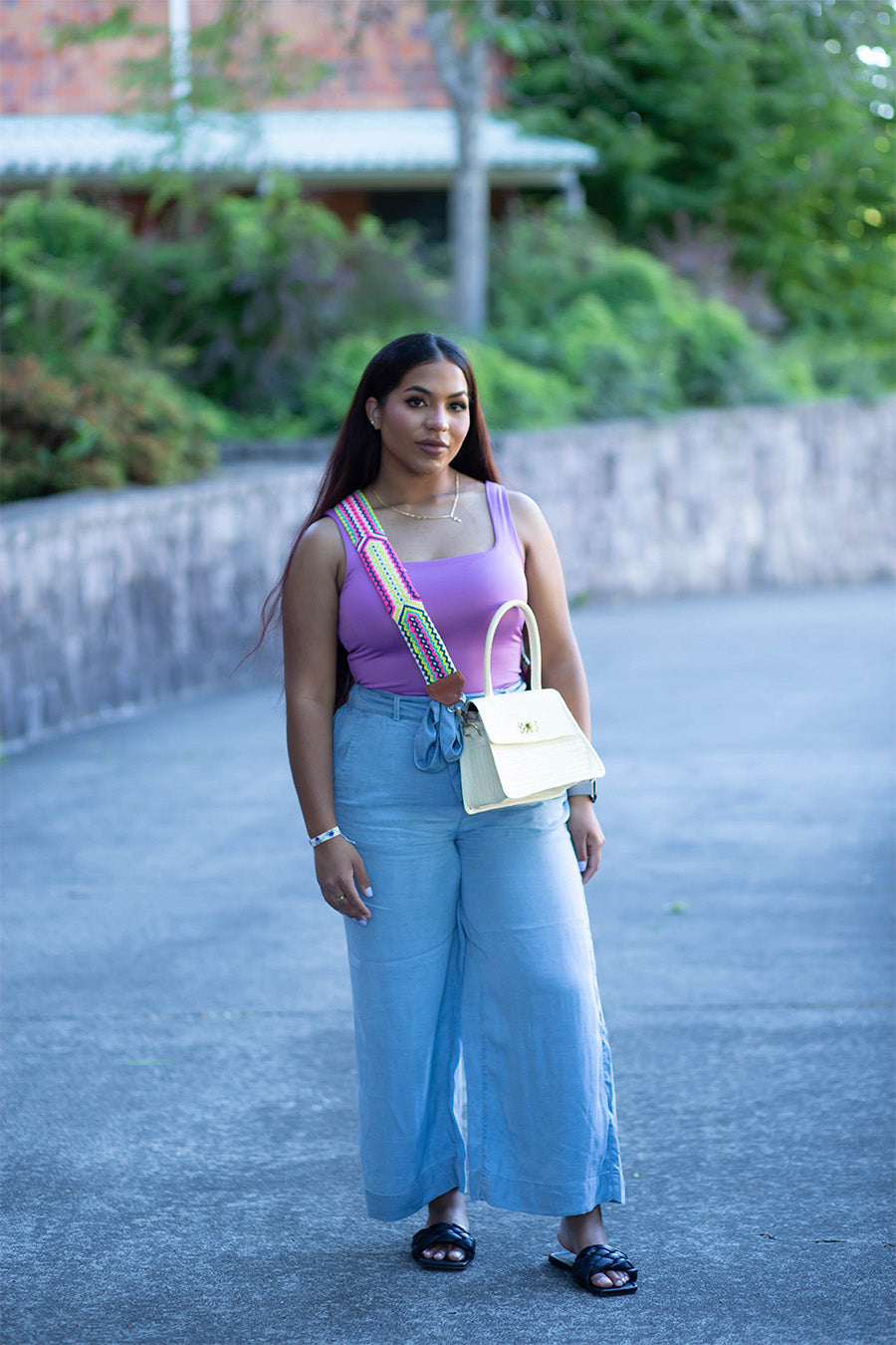 Tropical Crossbody Bag Strap