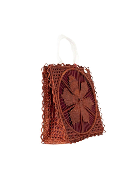 Rattan bag crafted by Colombian artisans