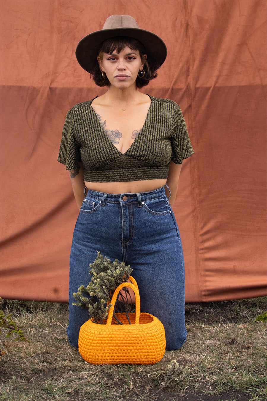 Auyama Straw Bag
