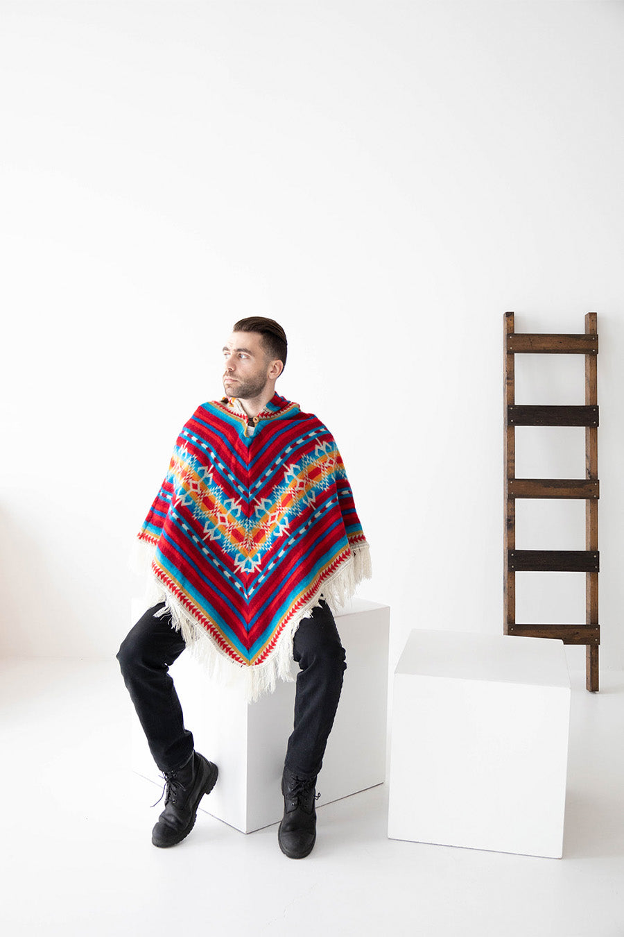 Bacano Wool Poncho