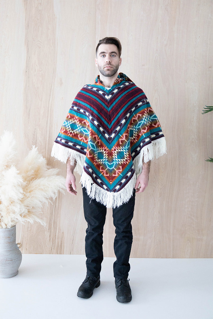 Beat Wool Poncho