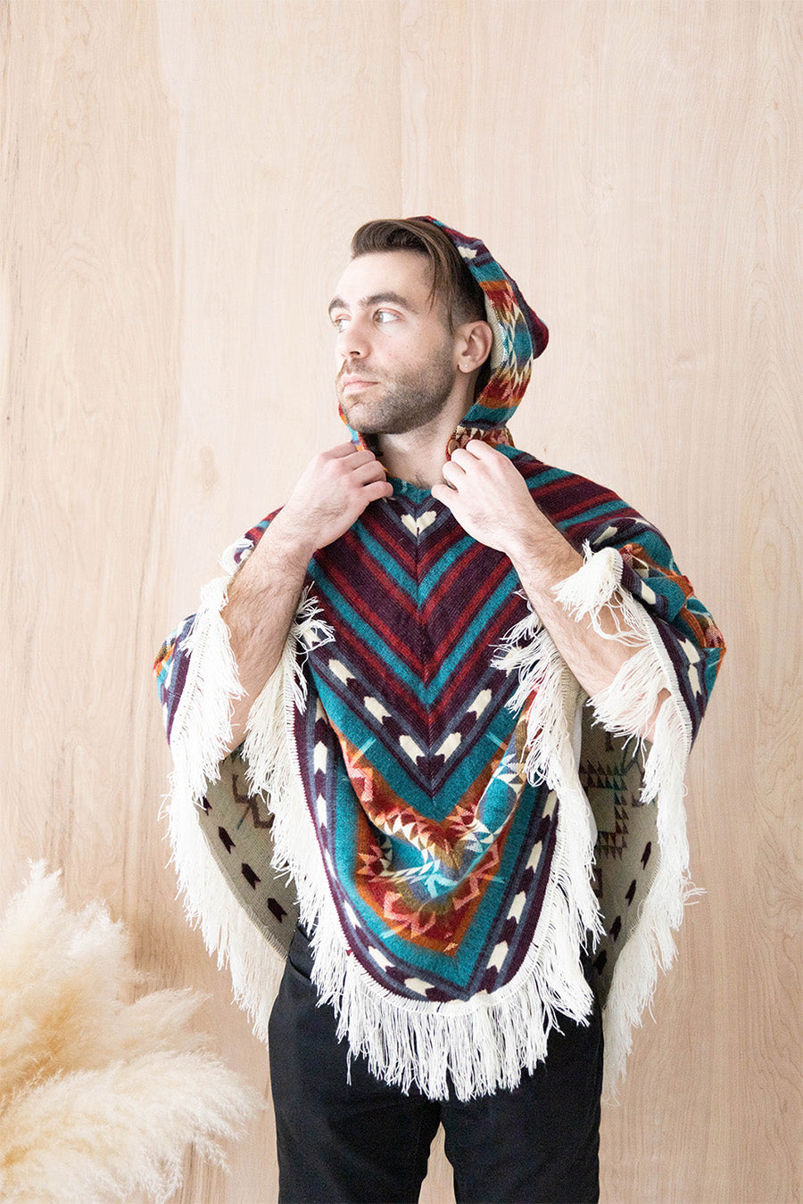 Beat Wool Poncho