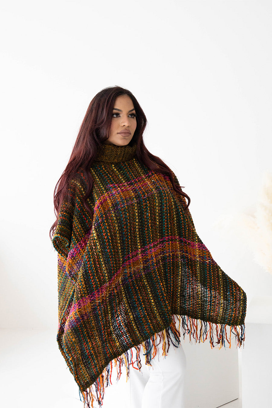 Beuty Wool Poncho
