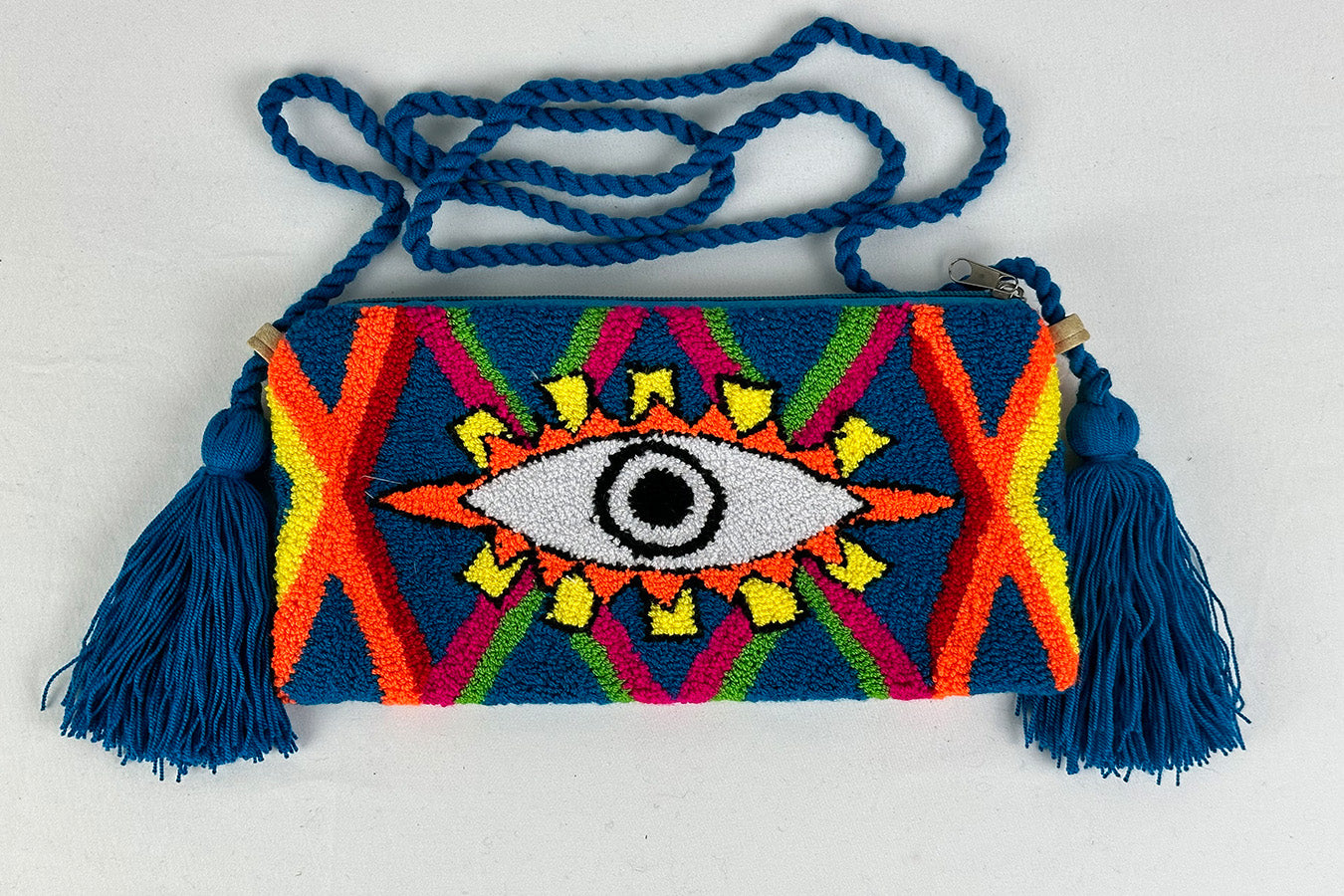 Blue Evil Eye Bag