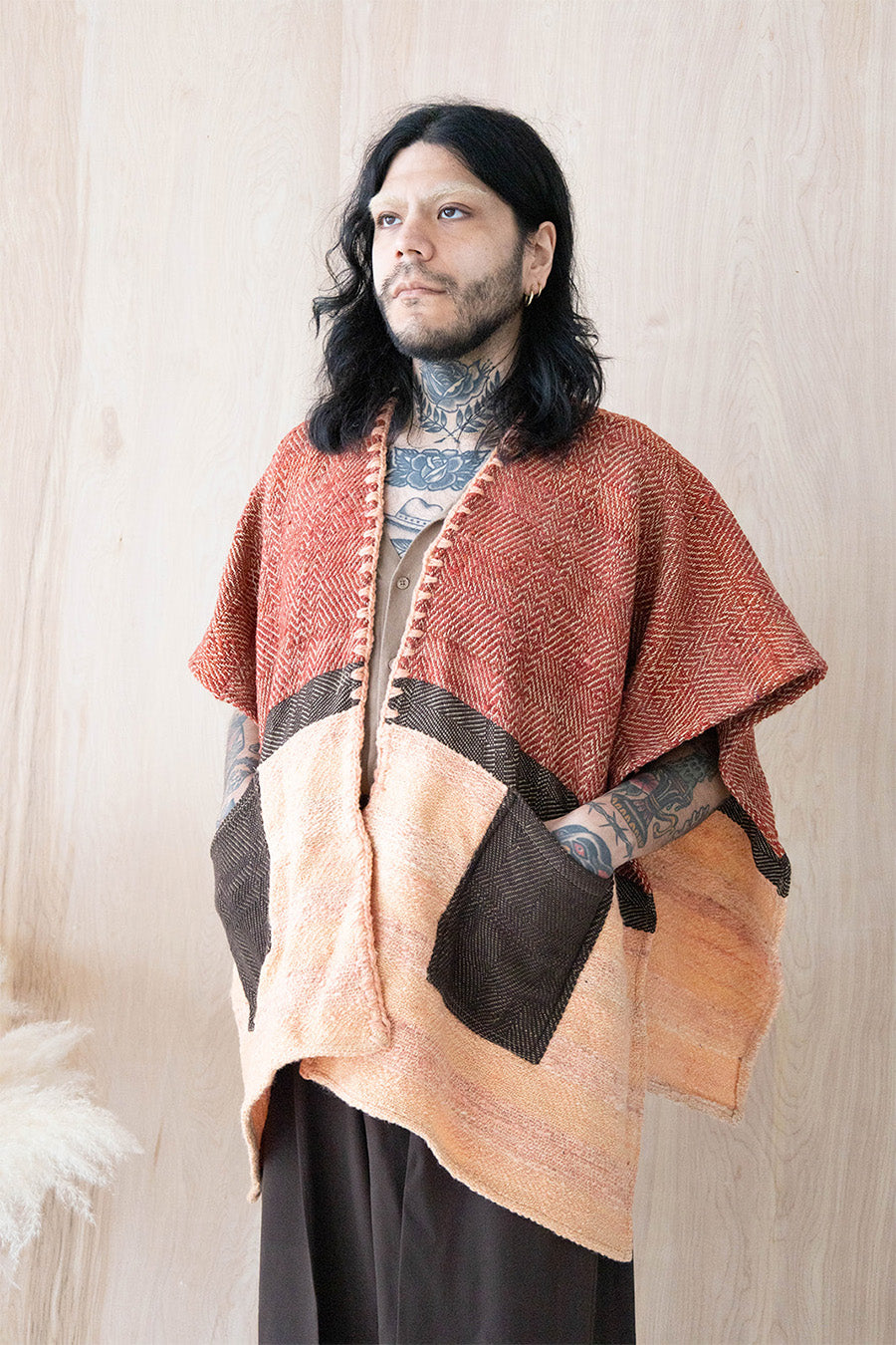 Bohemio Wool Poncho