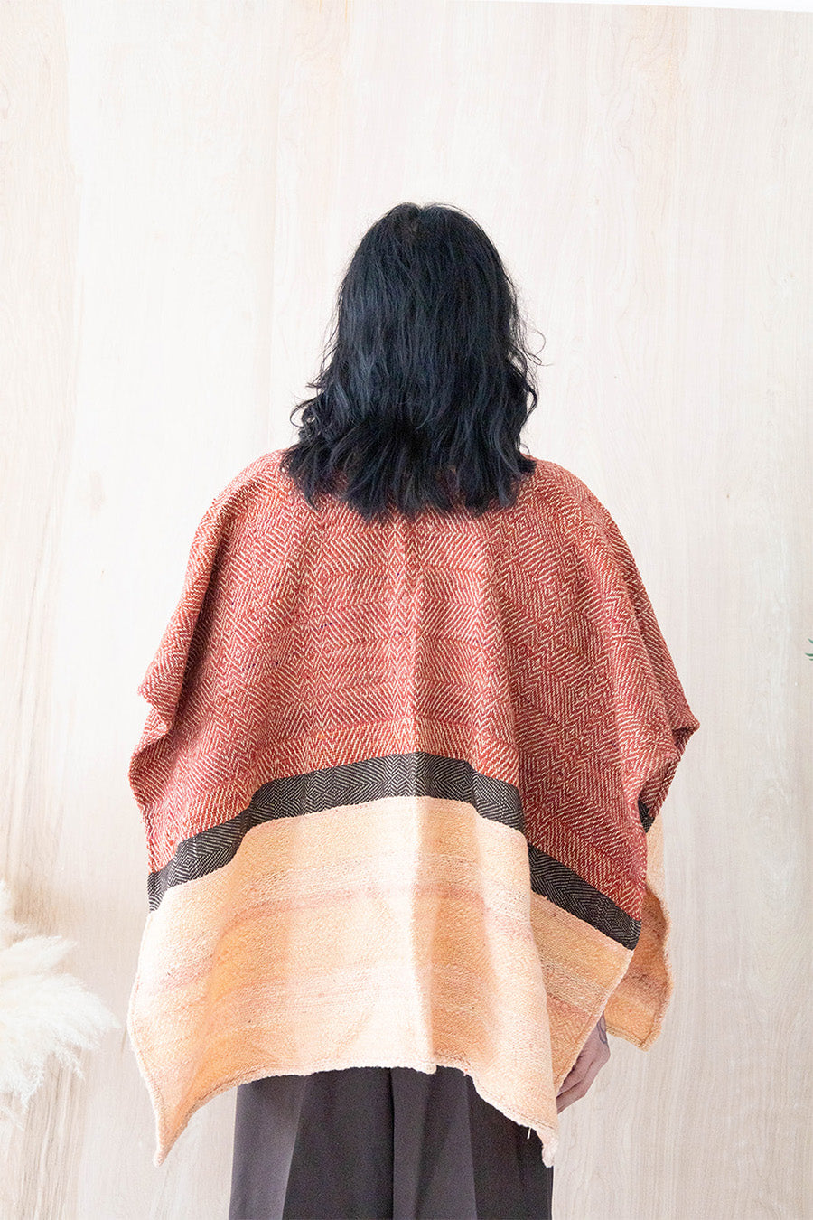 Bohemio Wool Poncho