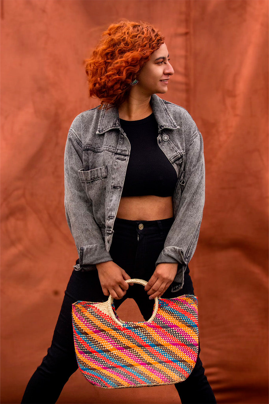 Disco straw Bag