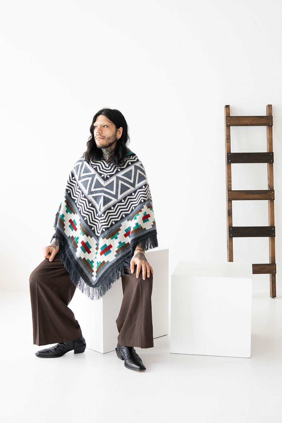Parchao Wool Poncho