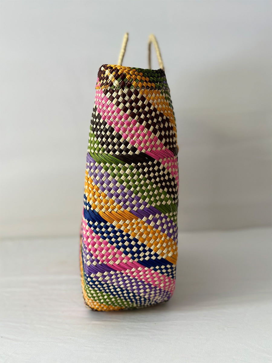 Sepia Straw Bag