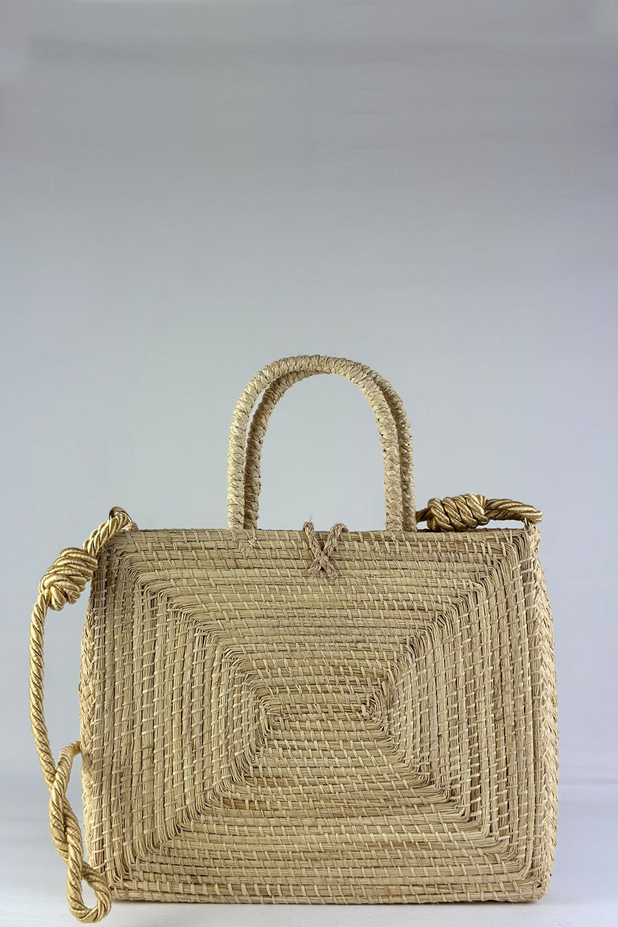 Square Straw Bag
