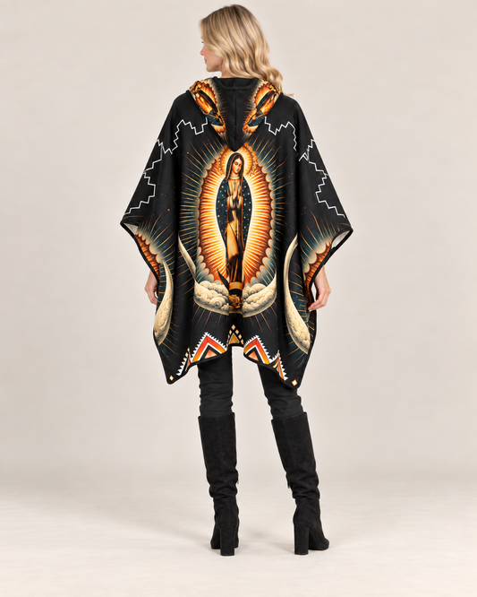 Maria Poncho — Black