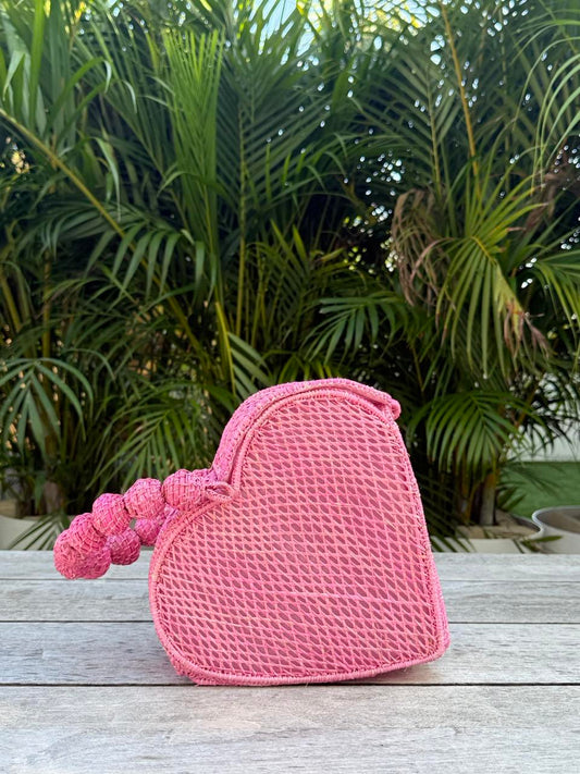 Amor Vegan bag - Handwoven bag made with Palm by Colombian artisans