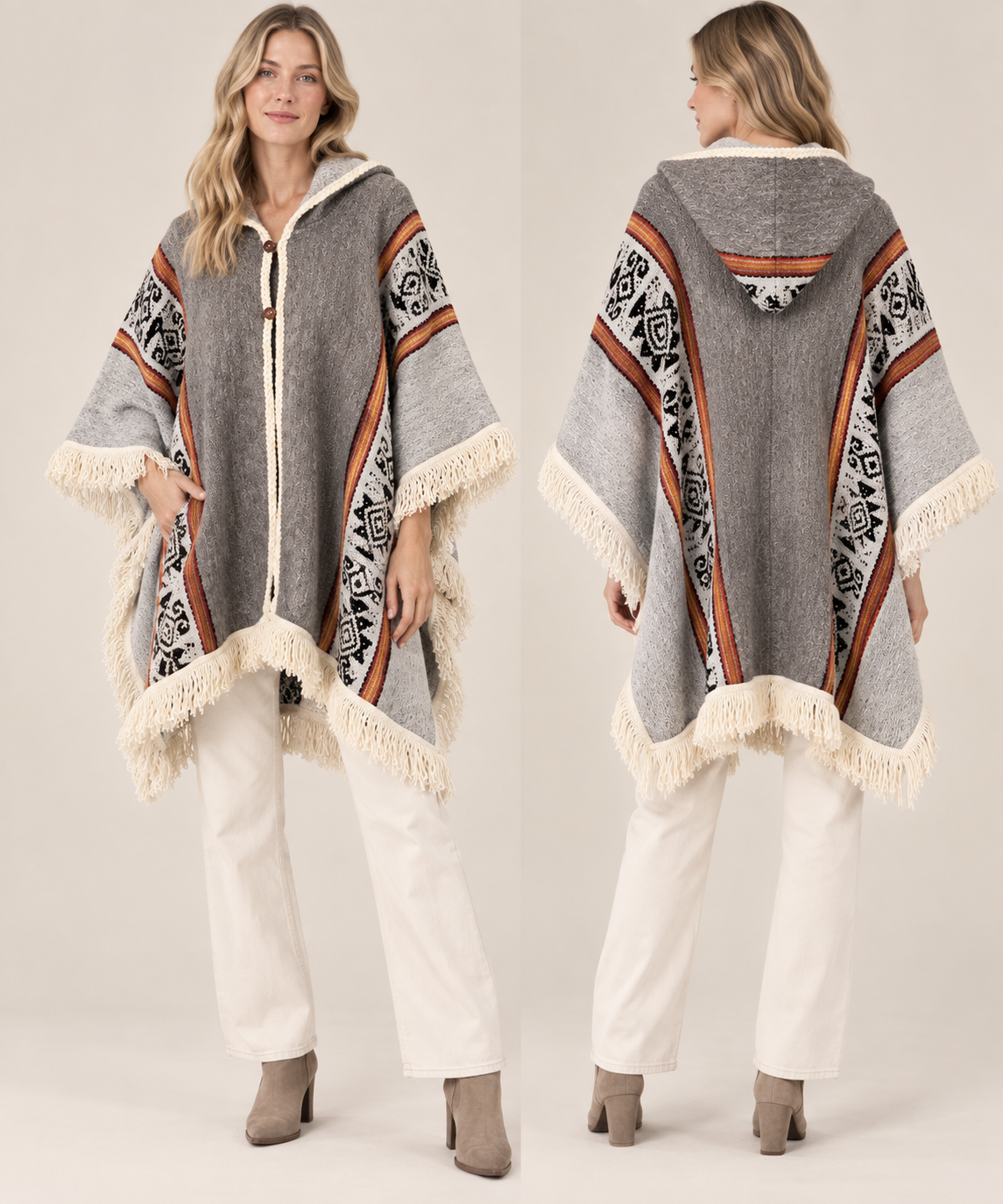 Amalia Poncho — Gray