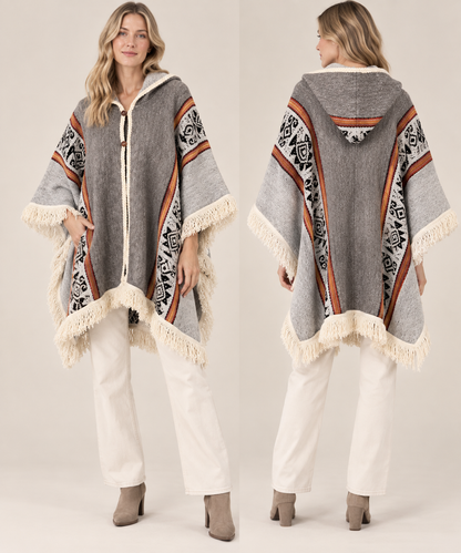 Amalia Poncho — Gray