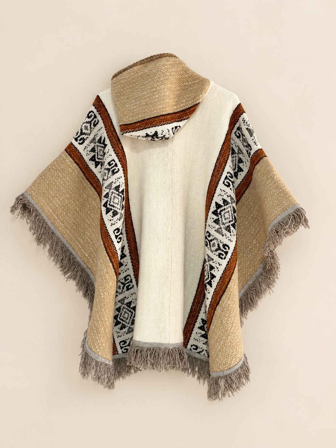Isabela Poncho — Cream