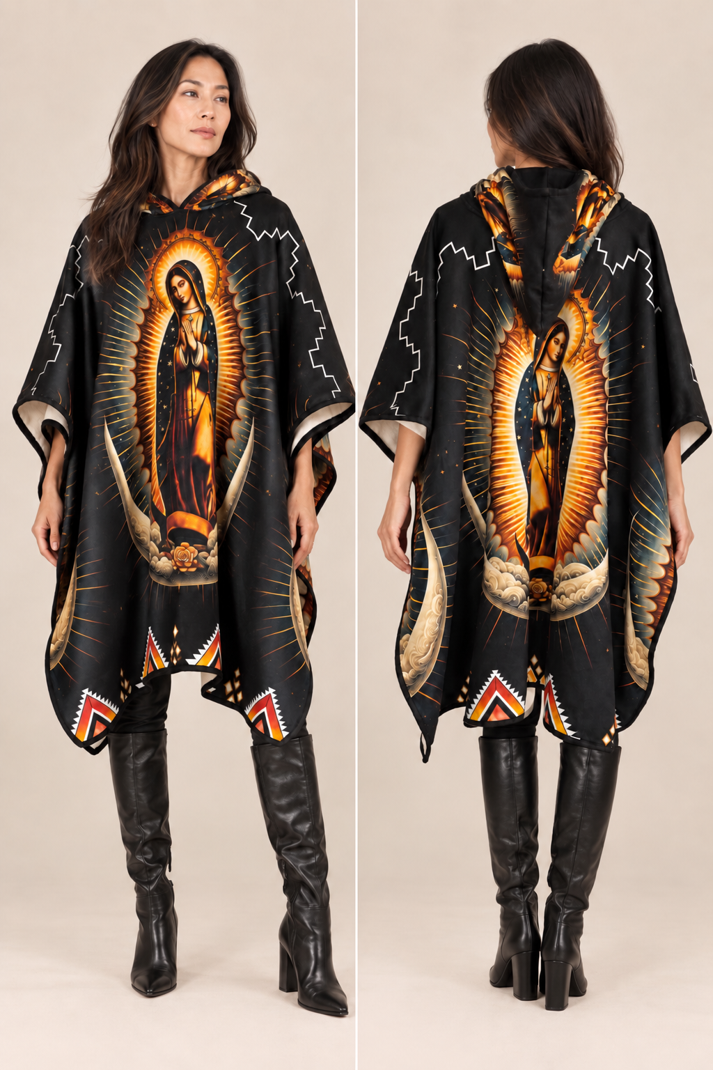 Maria Poncho — Black