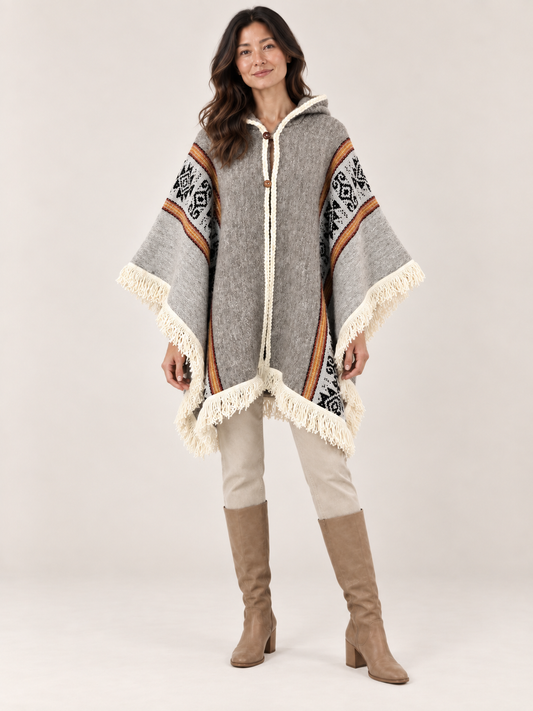 Amalia Poncho — Gray