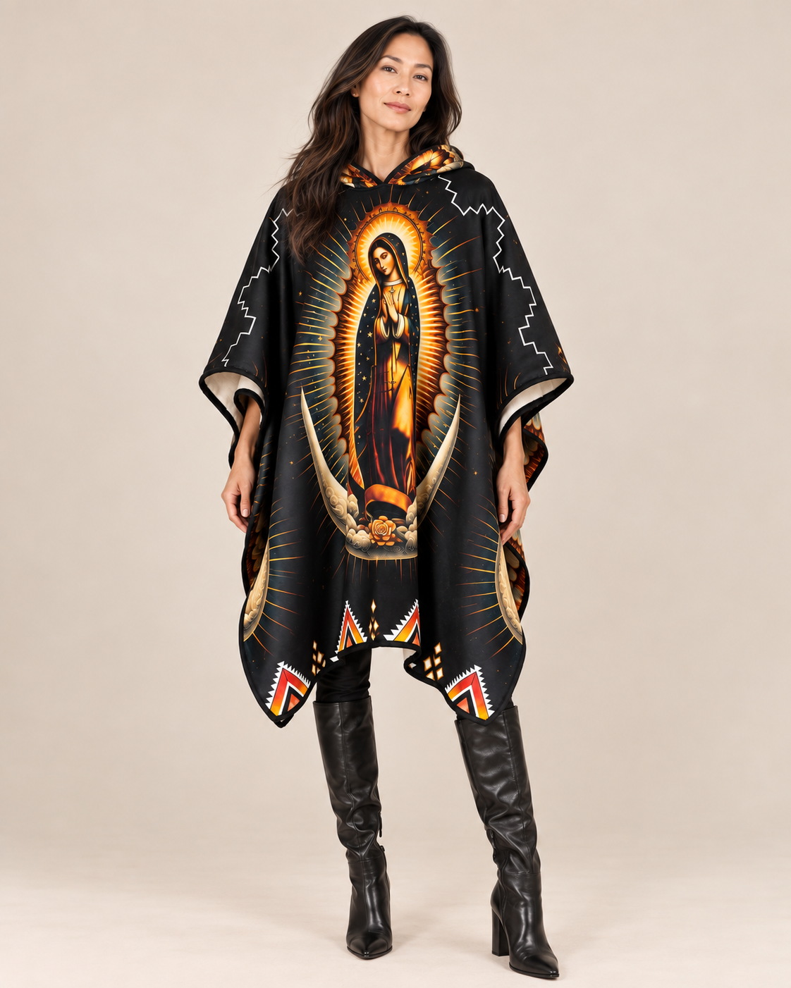 Maria Poncho — Black