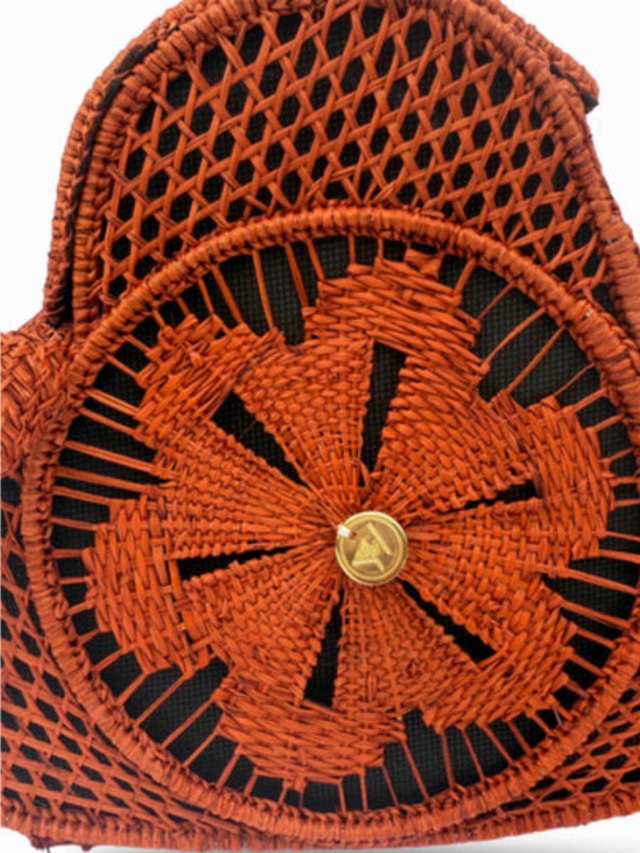Artisan-made rattan handbag for everyday essentials