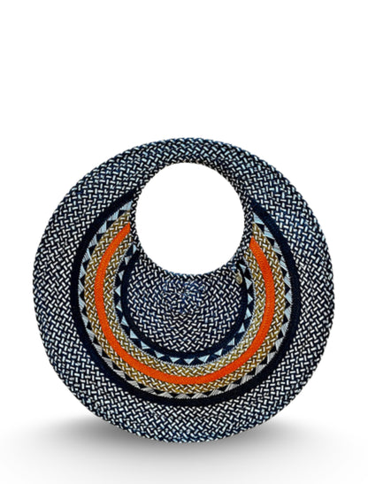 Angel palm bag with handwoven design