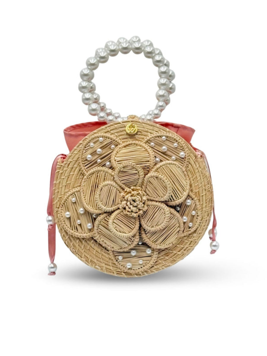 Rattan bag crafted by Colombian artisans