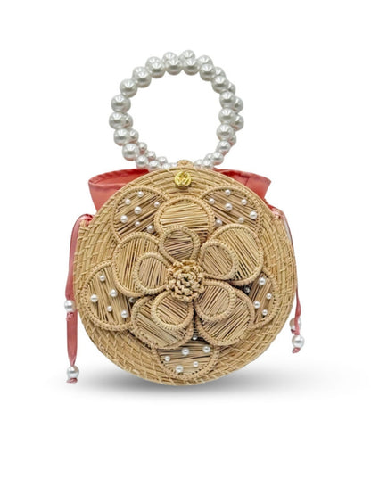 Rattan bag crafted by Colombian artisans