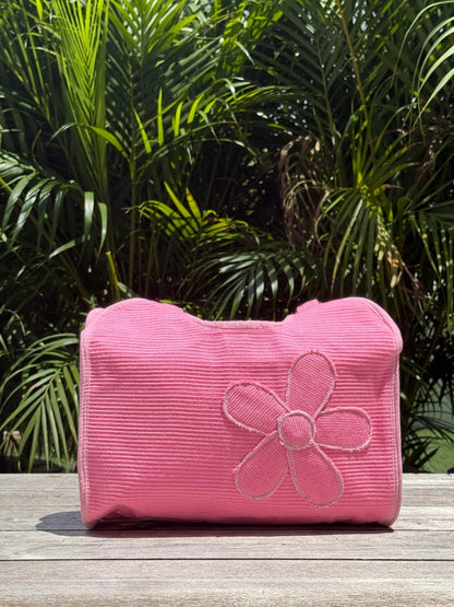 Handwoven boho bag with sustainable cotton material