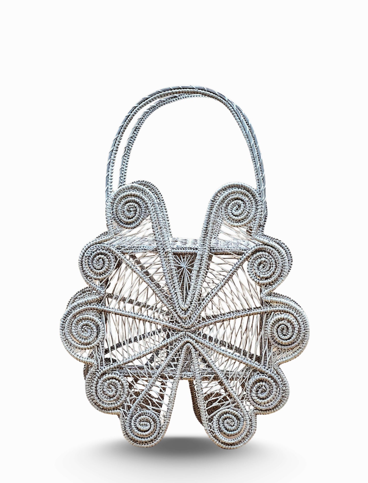 Cecily Woven Rattan Bag