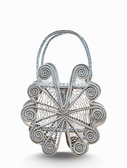 Cecily Woven Rattan Bag