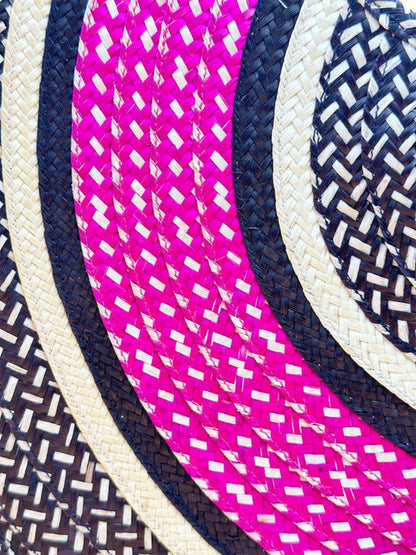 Handwoven bags made from sustainable palm leaves