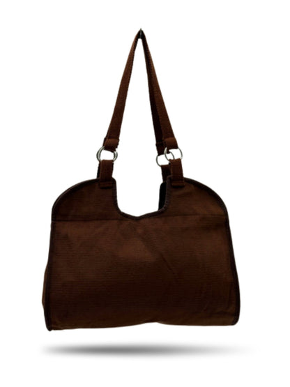 Handmade tote bag back view
