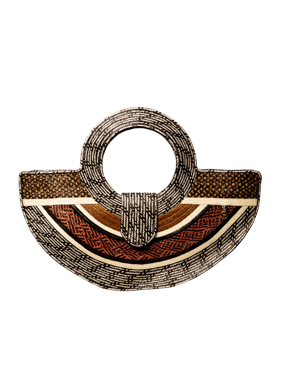 Artisan-made palm bag for casual and elevated wear