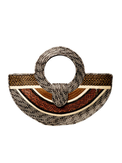 Artisan-made palm bag for casual and elevated wear