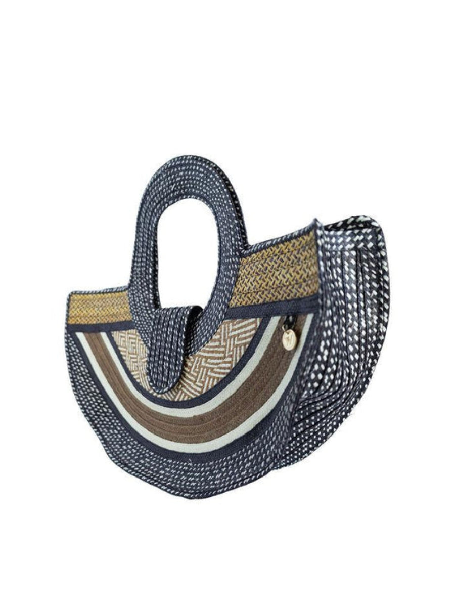 Handwoven bag with unique artisan character