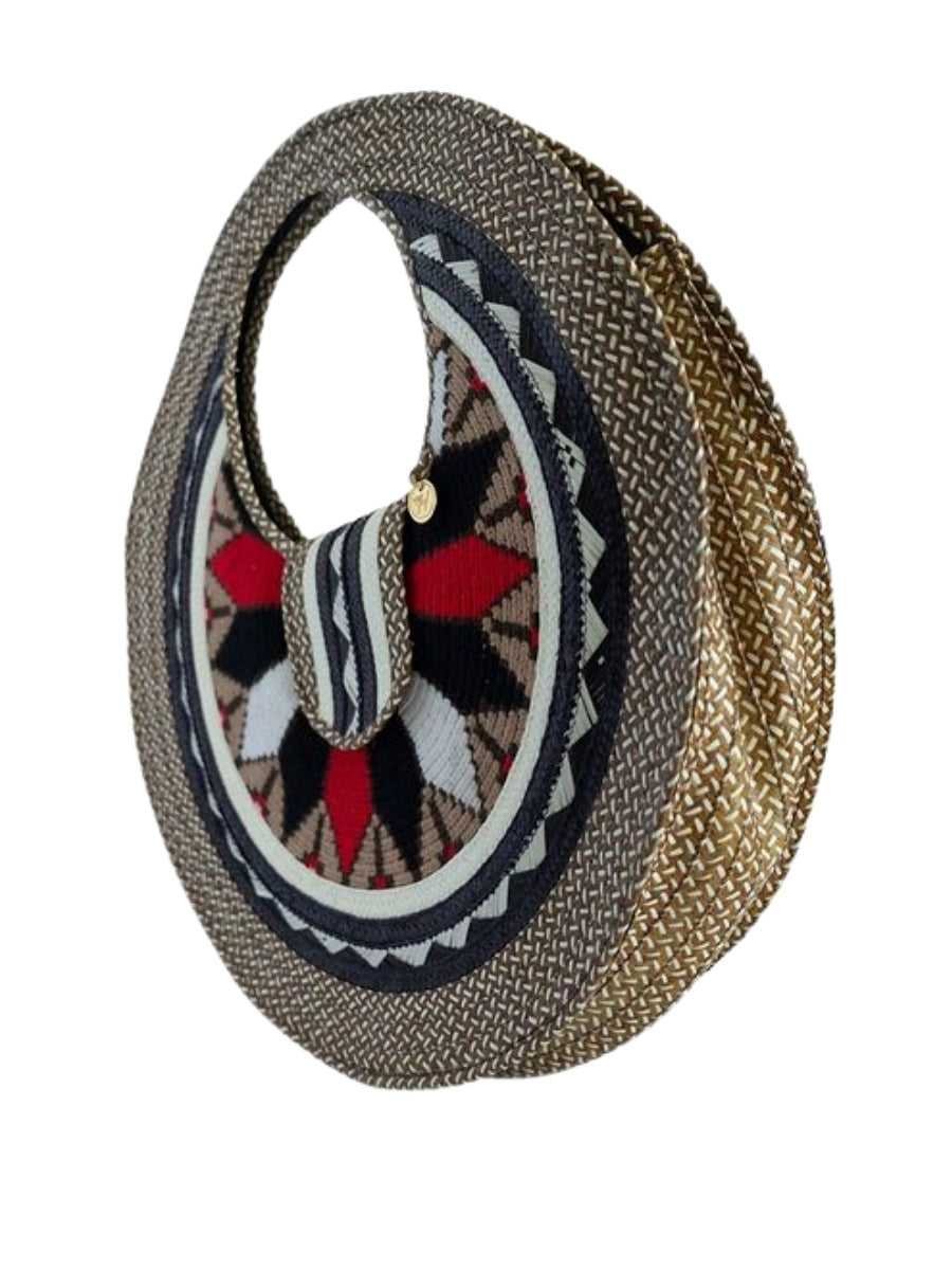 Handwoven bags made from sustainable palm leaves