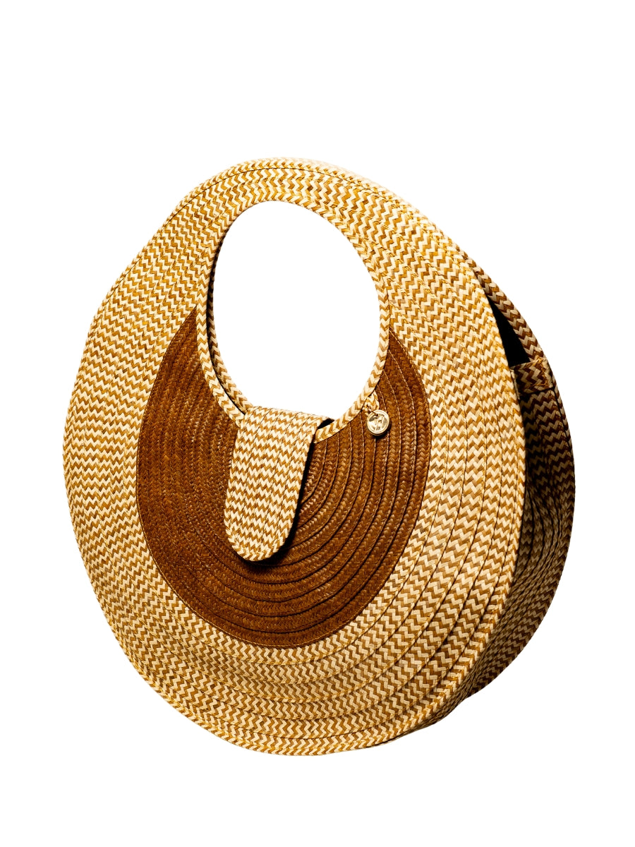 Palm tree purses with eco-friendly natural fiber design