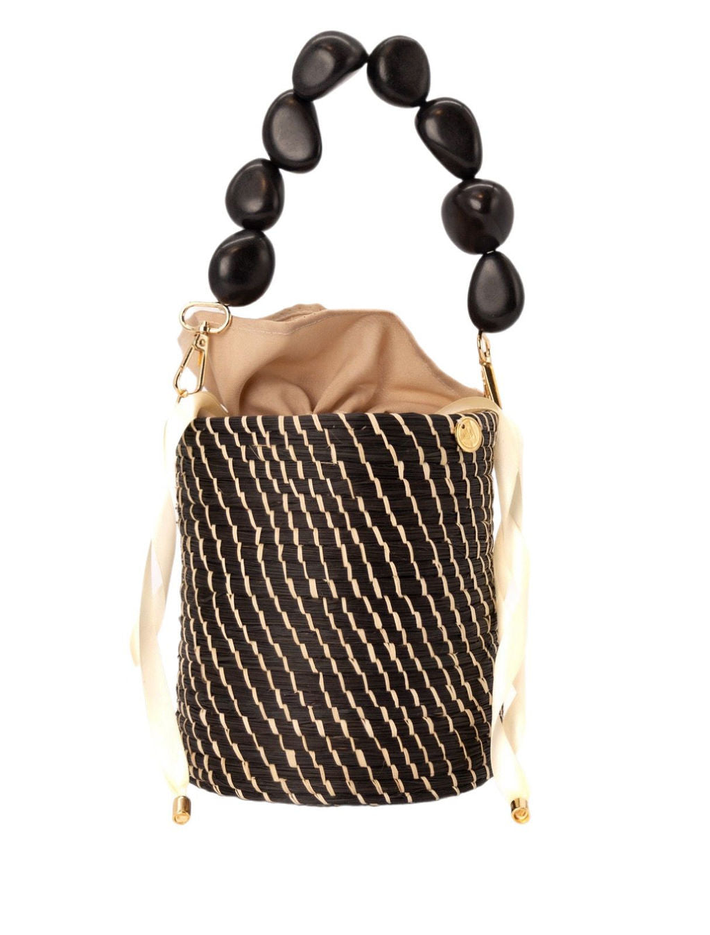 Ebony River Rattan Bag