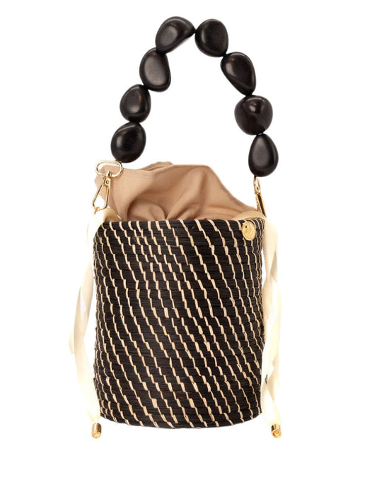 Ebony River Rattan Bag