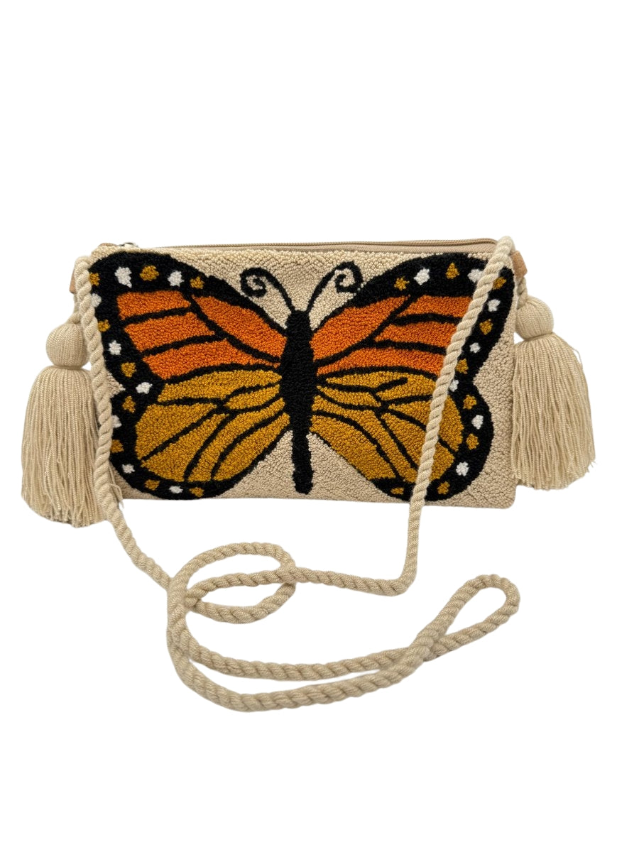 Evil eye crossbody clutch for everyday styling