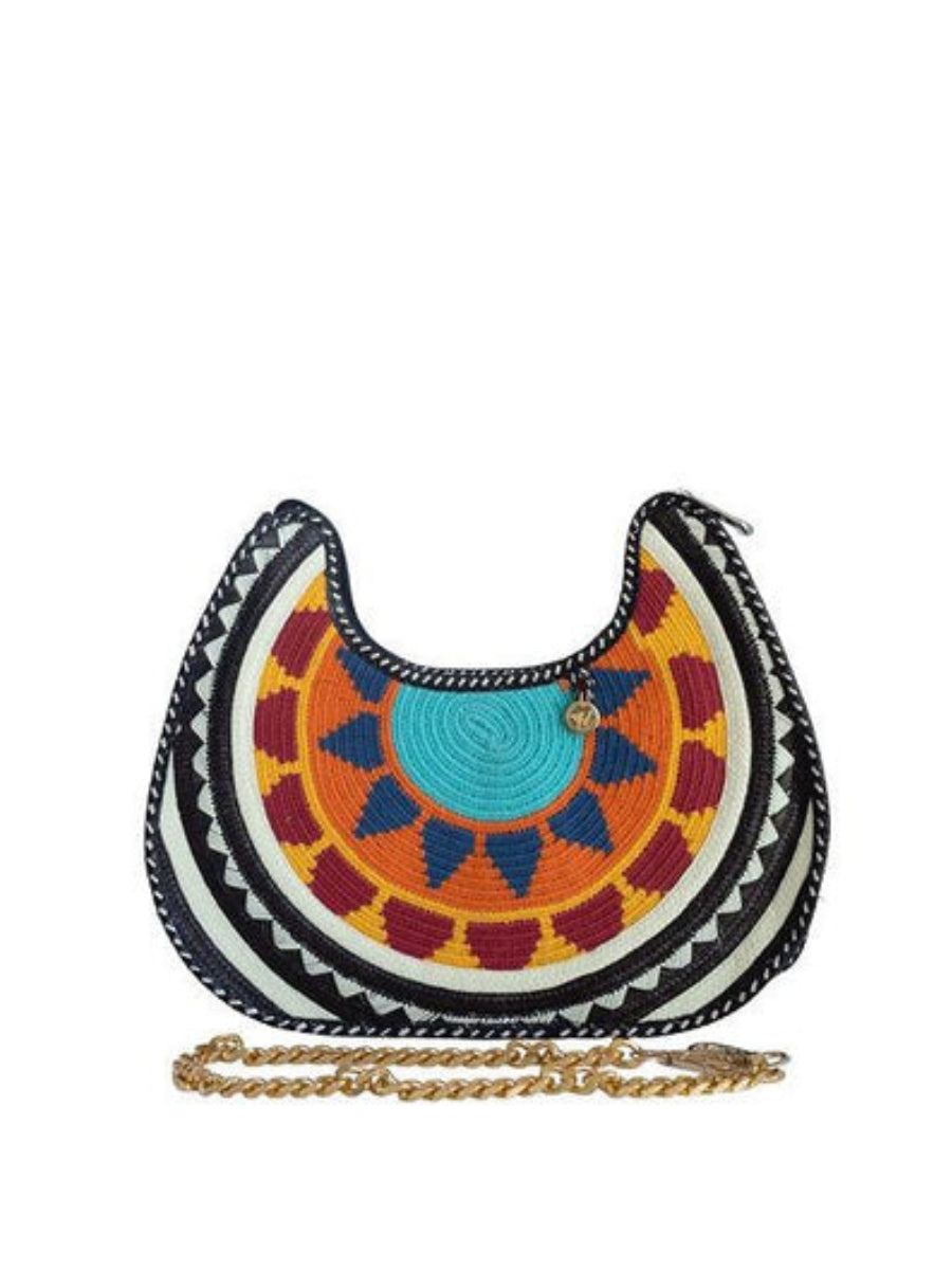Artisan-crafted palm leaf bag with unique design