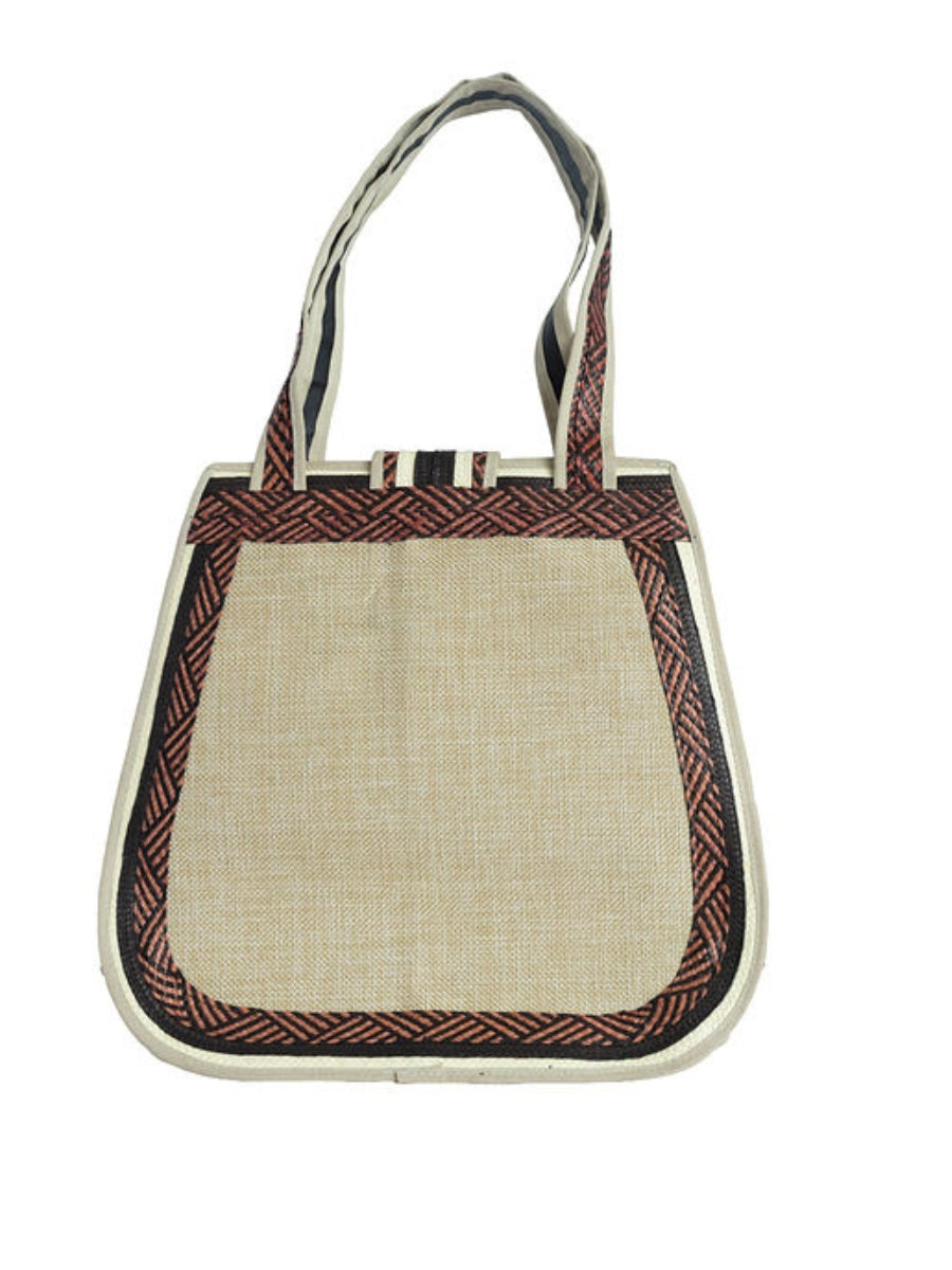 Handbag with woven design