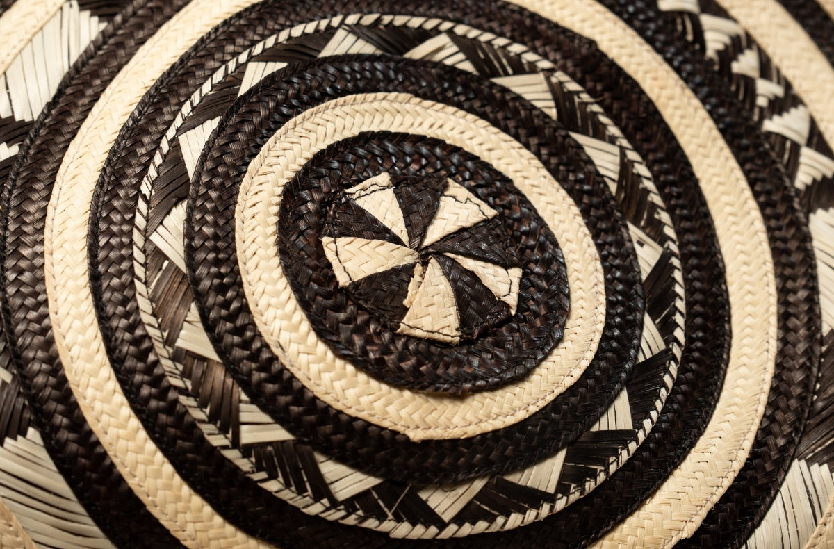 Handwoven bags made from sustainable palm leaves