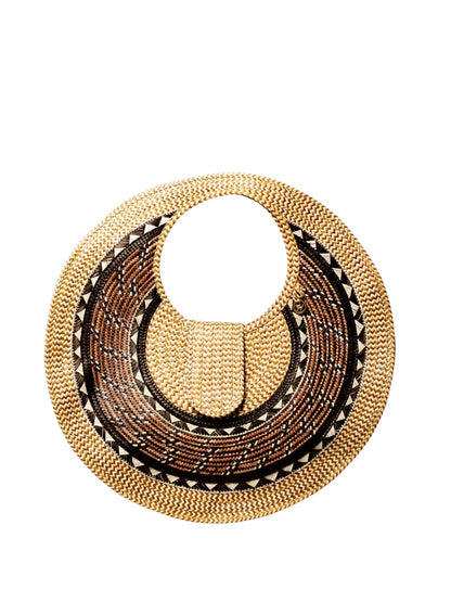 Palm bag with eco-friendly natural fiber design