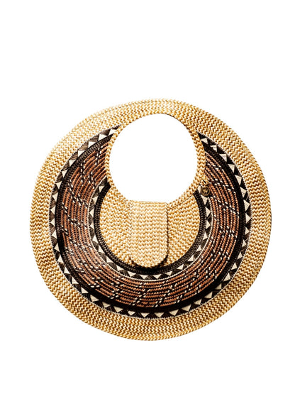 Handwoven bags made from sustainable palm leaves
