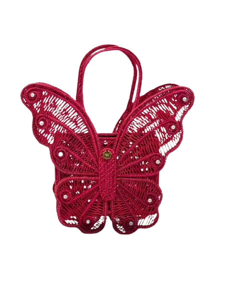 Rattan bags for ladies with artistic design