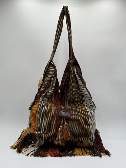 Boho bag with handcrafted artisan design
