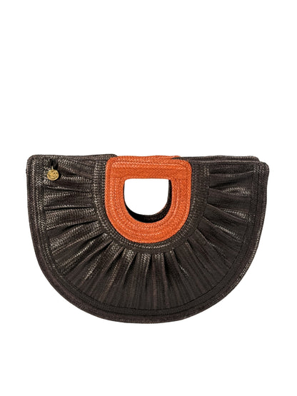 Handmade palm leaf bag inspired by Colombian heritage