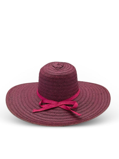 Sol Hat with handcrafted palm leaf design
