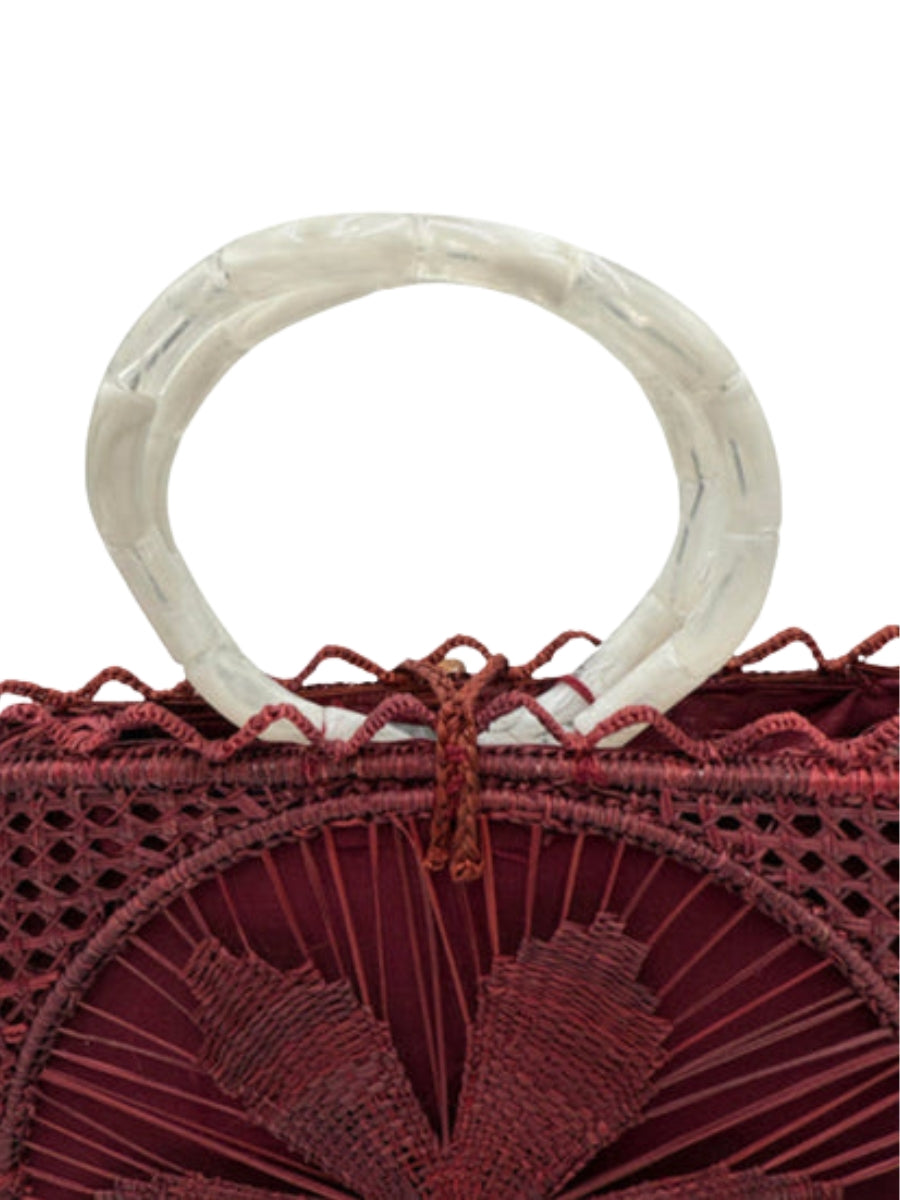 Lightweight rattan bag for everyday use